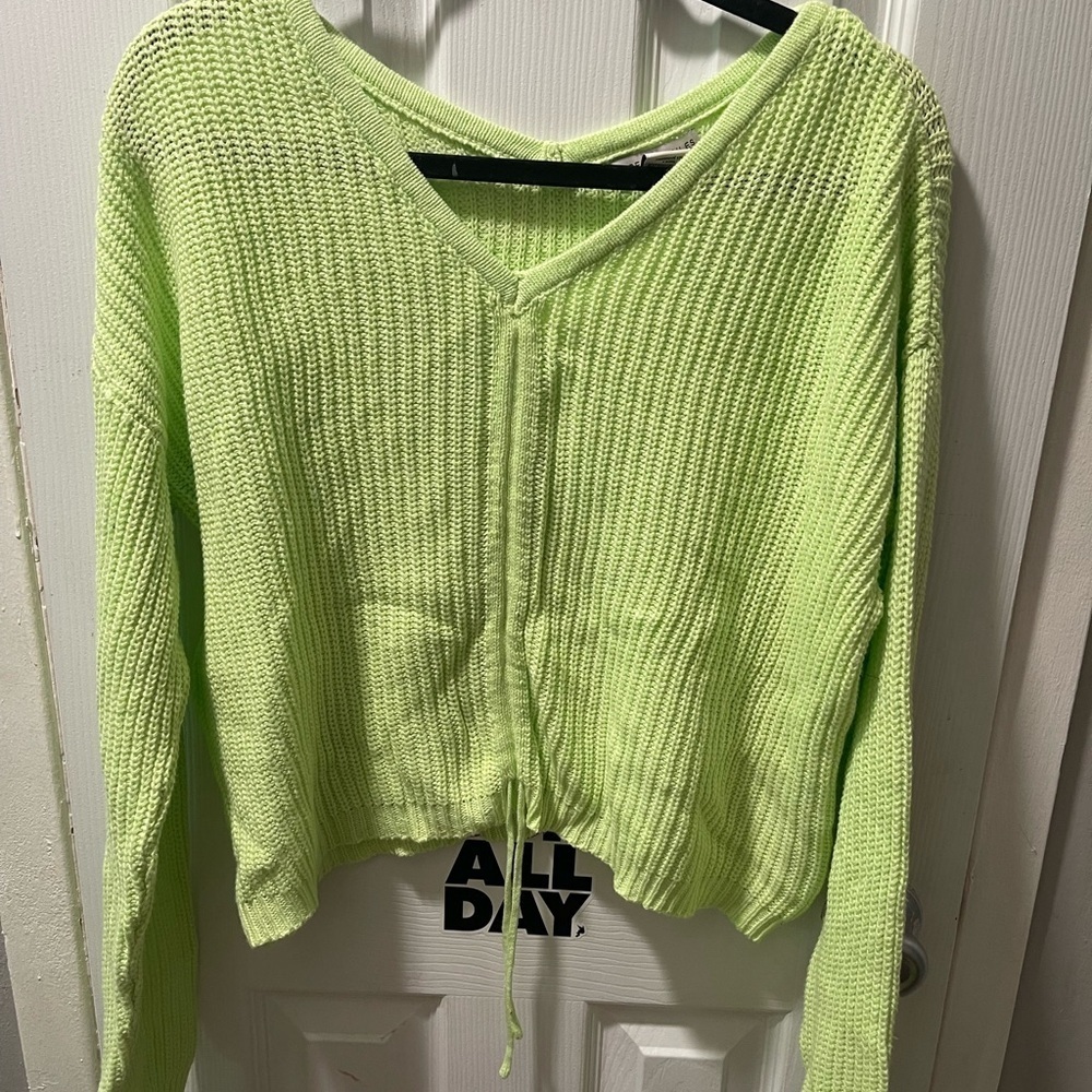 Sincerely Jules Lime Green Sweater